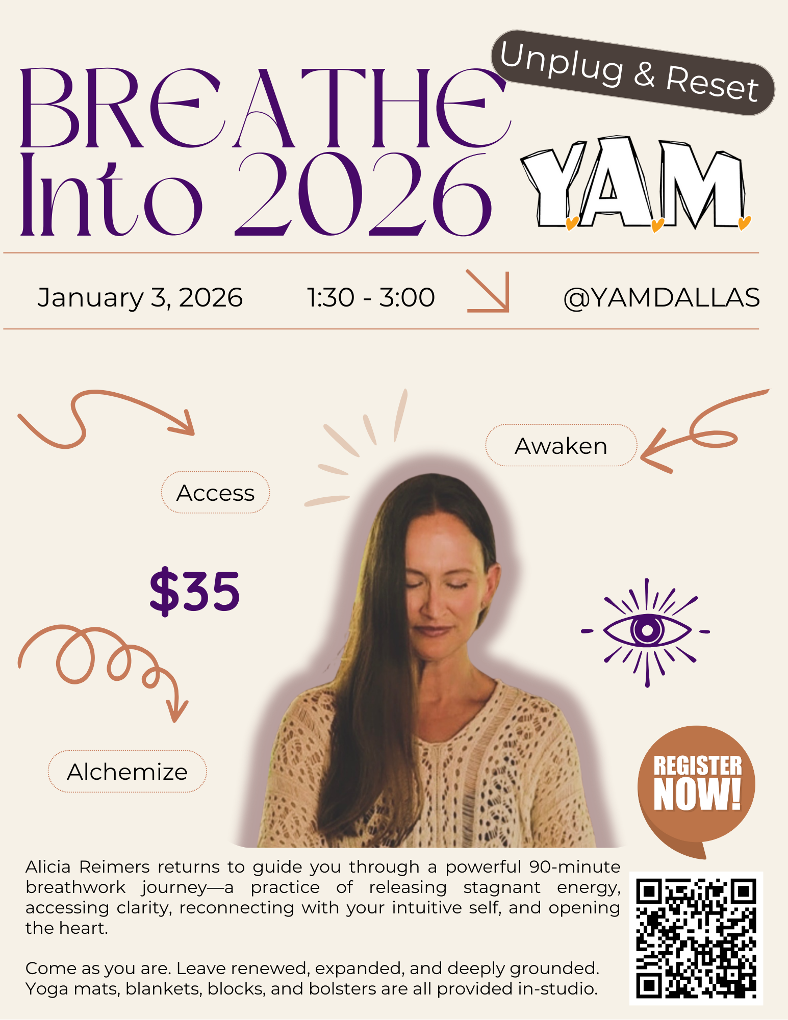 breathwork workshop Jan 2026