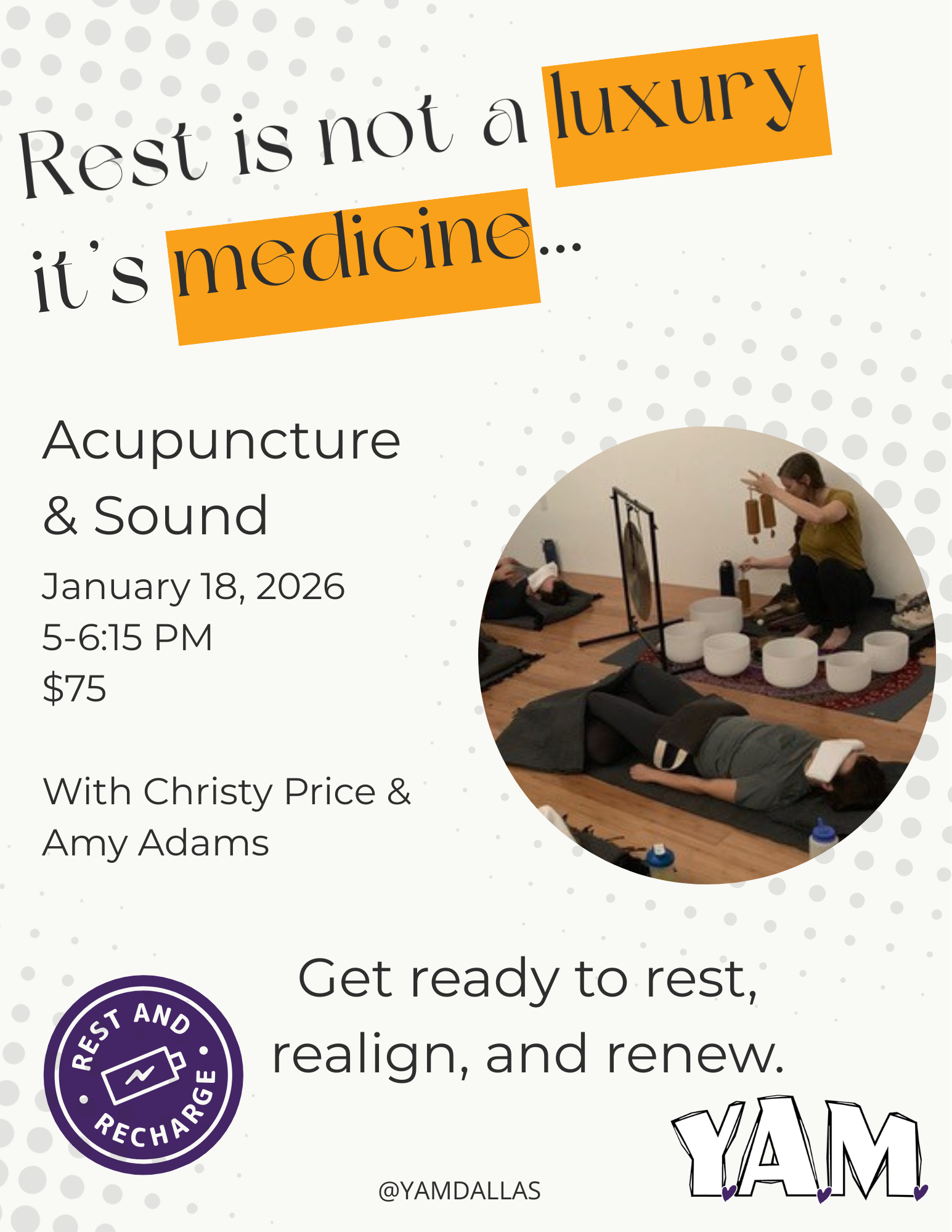Acupuncture And Sound - January 2026