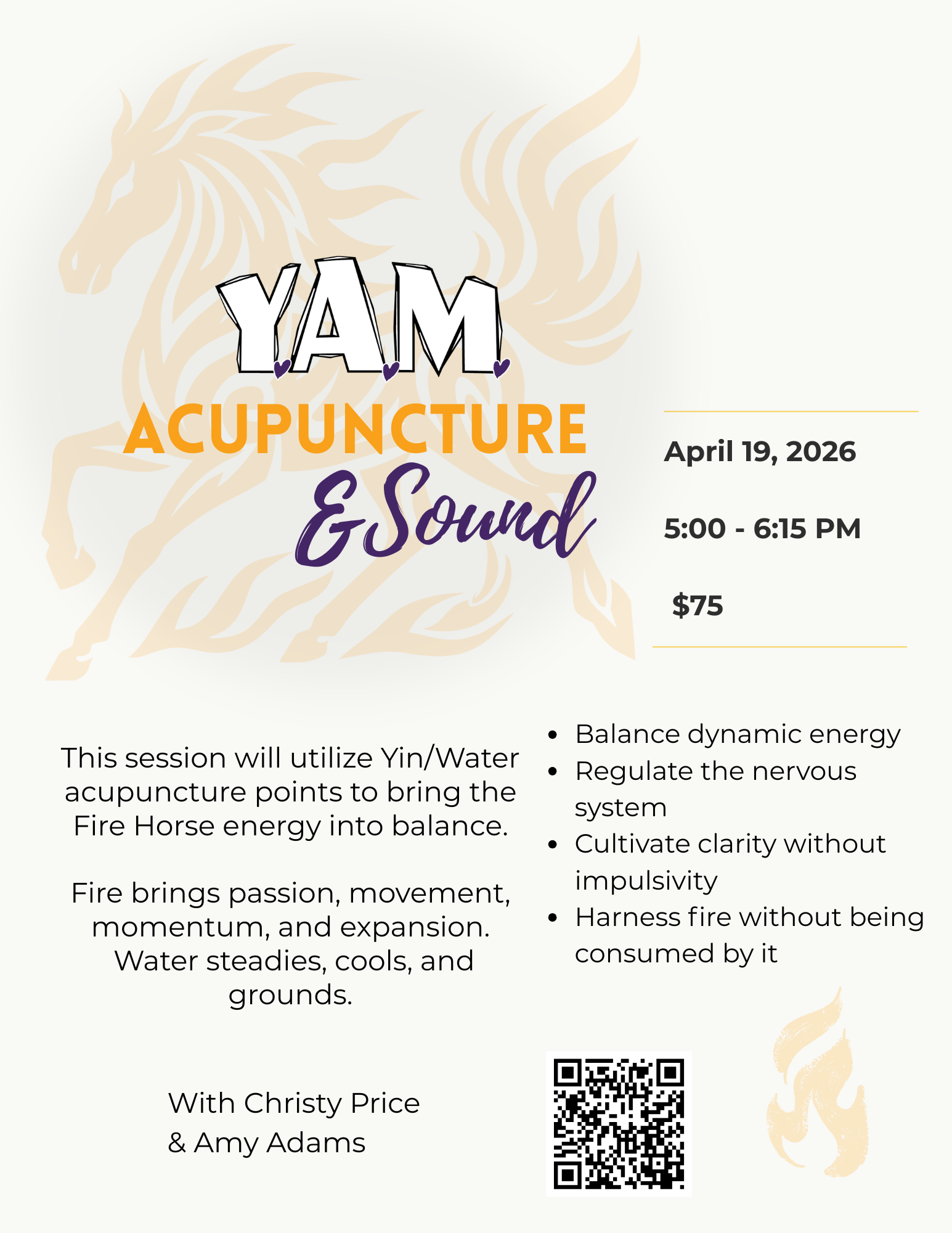 Acupuncture And Sound - Flyer